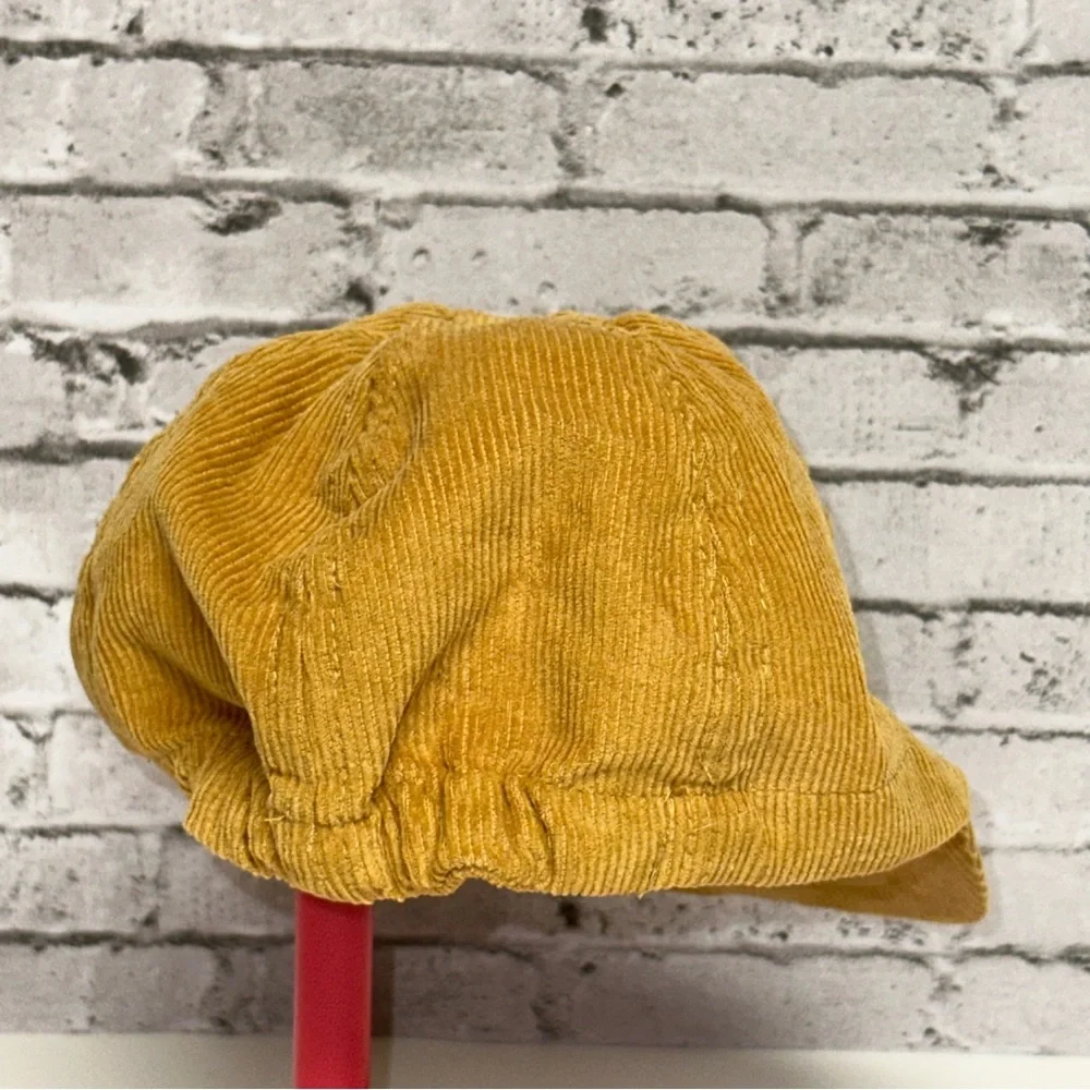 Toddler Corduroy Brown Tan 3T Cotton Hat Cap Boy